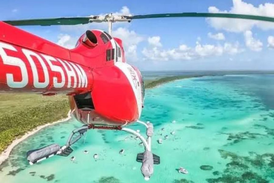 Saona Island Helicopter Tour from Punta Cana | VIP Lunch